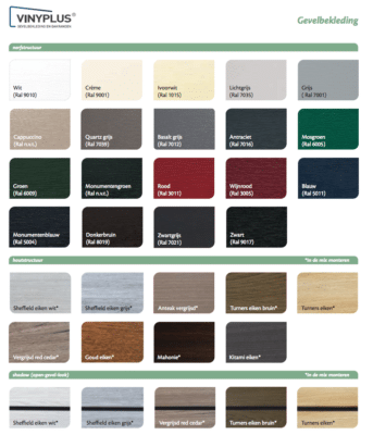 kleuren vinyplus