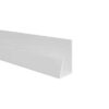 Eurotexx eindprofiel 19mm wit