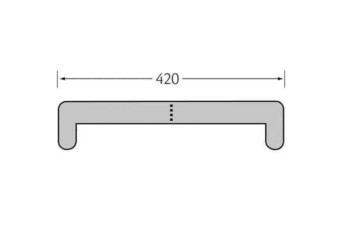 Milinboard Eindkap Type B