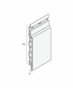 Afmetingen Sponning 143 mm