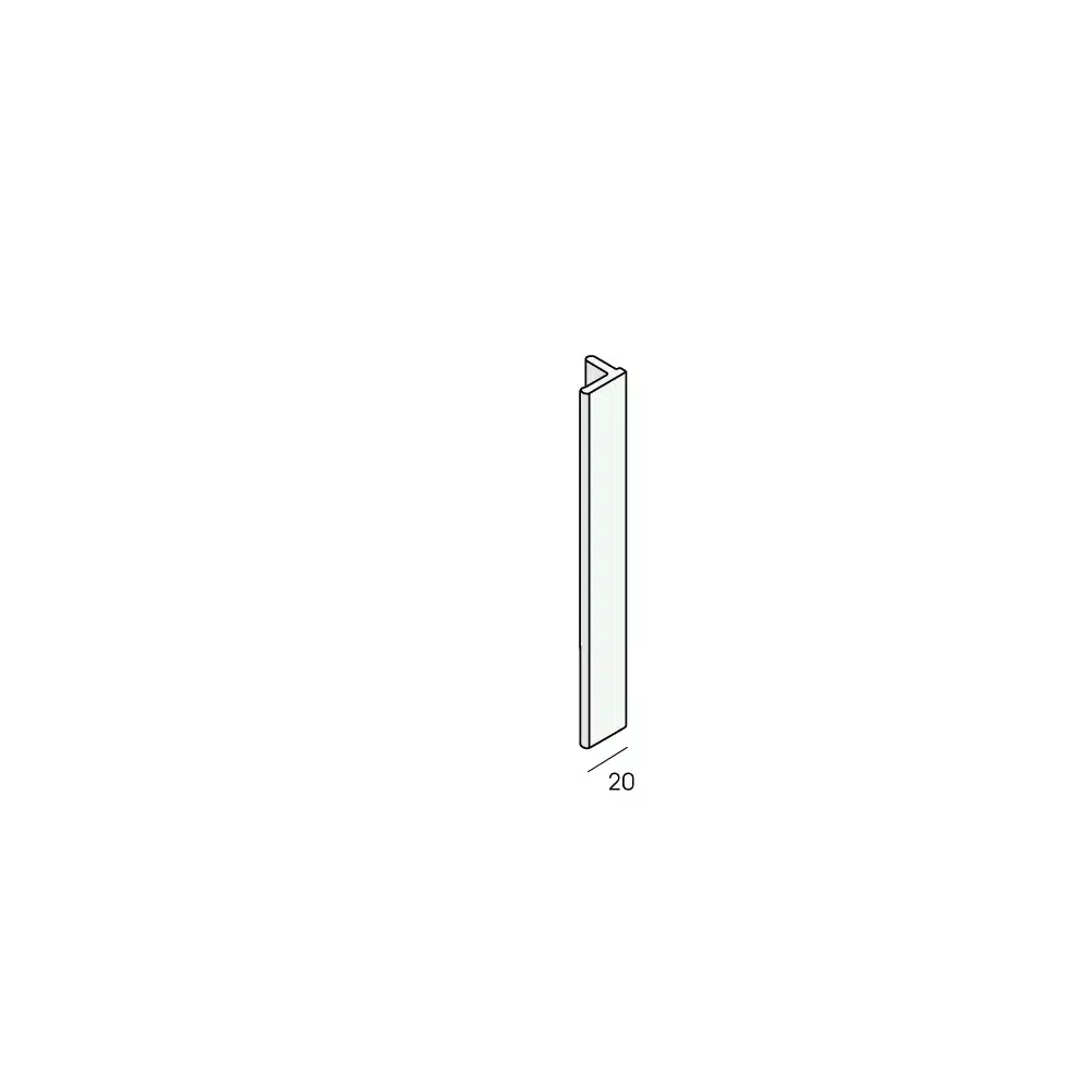 Keralit dakrand eindprofiel 10 mm2